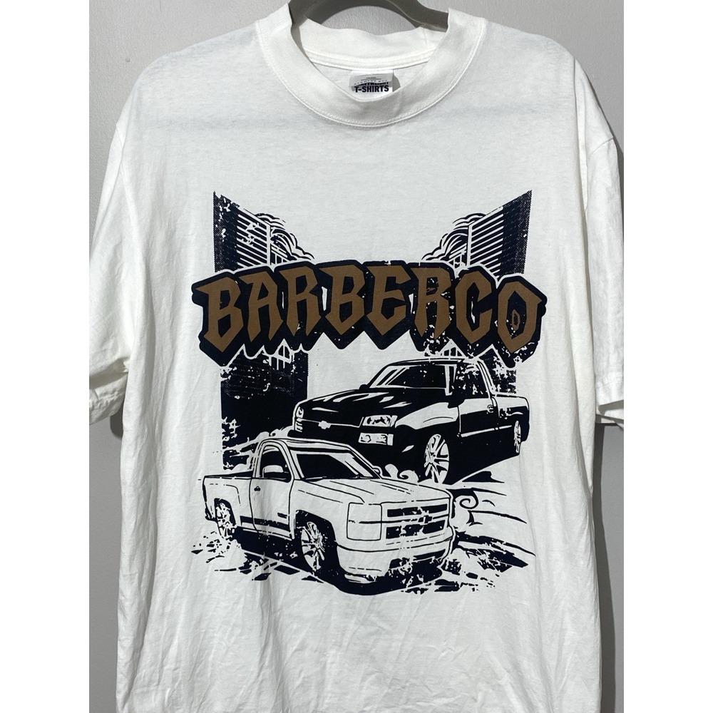 Shaka Wear BARBERCO Heavyweight T-Shirt Street Wear Skate‎ Grunge Men's Medium